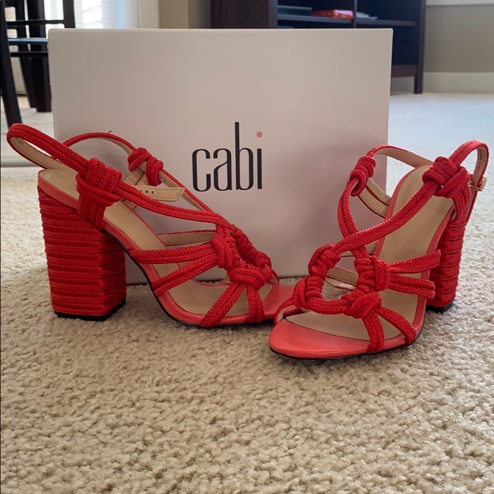 Red Cabi heels